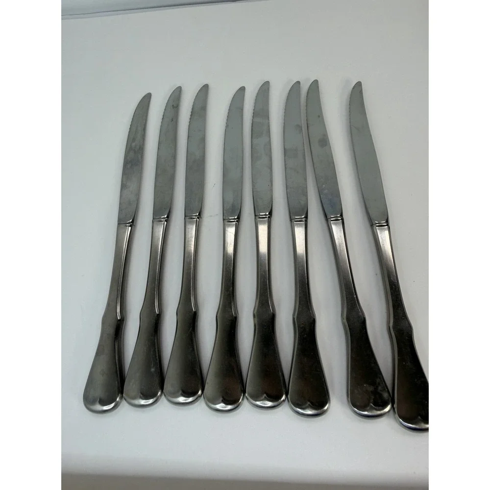 Oneida Patrick Henry Stainless Steak Knives Lot Of 8 Replacements